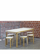 ARTEK E60 Wood Stool