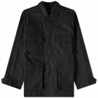 Balenciaga Men's Cargo Military Jacket in Black