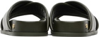 ANINE BING Green Emi Slides