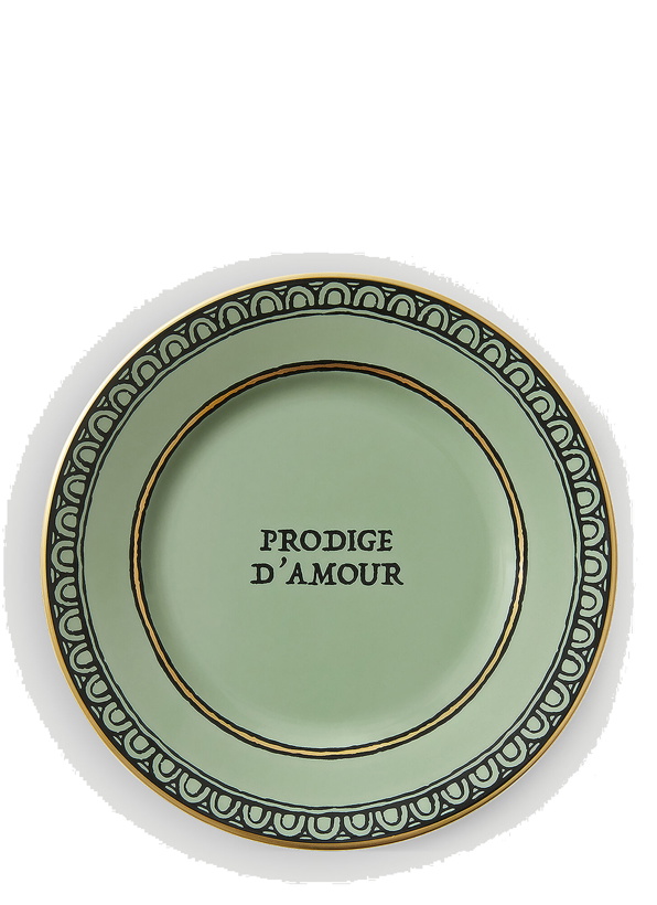 Photo: Set of Two Prodige d'Amour Bread Plate in Green