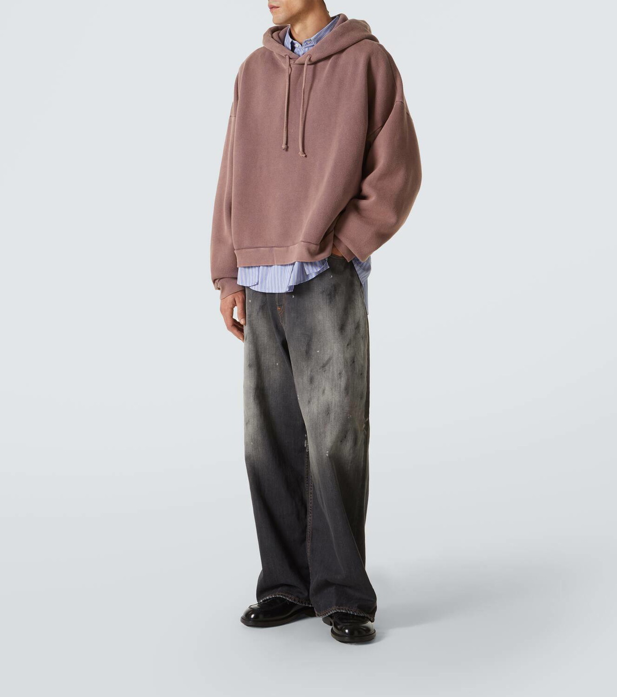 Acne Studios 2023M distressed wide-leg jeans Acne Studios