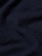 Officine Générale - Wool-Blend T-Shirt - Blue