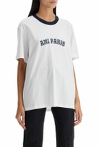 AMI ALEXANDRE MATIUSSI t-shirt with logo print White