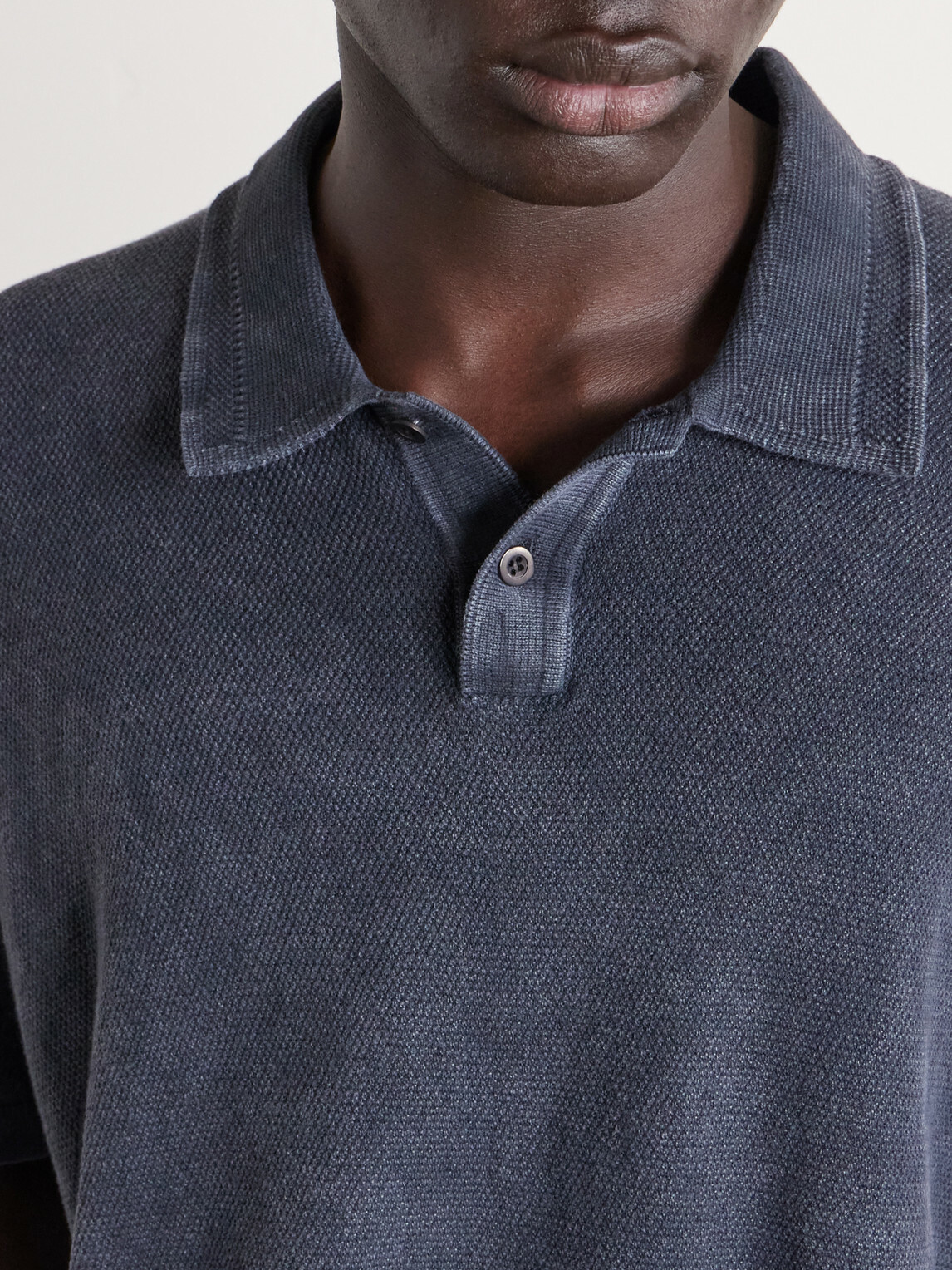 Corridor - Cotton-Piqué Polo Shirt - Black