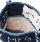 Story Mfg. - Stash Tasselled Crochet-Knit Organic Cotton Messenger Bag - Multi