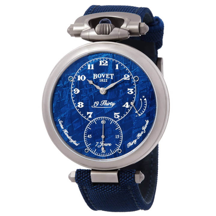 Photo: Bovet 19Thirty Hand Wind Mens Watch NTT0011