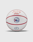 Wilson Nba Team City Collector Basketball Philadelphia 76 Ers Size 7 Red|White - Mens - Sports Equipment