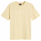 A.P.C. Men's VPC Logo T-Shirt in Yelow