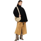 LEMAIRE Beige Croissant Filt Bag