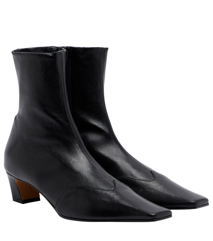Photo: Khaite Nevada leather ankle boots