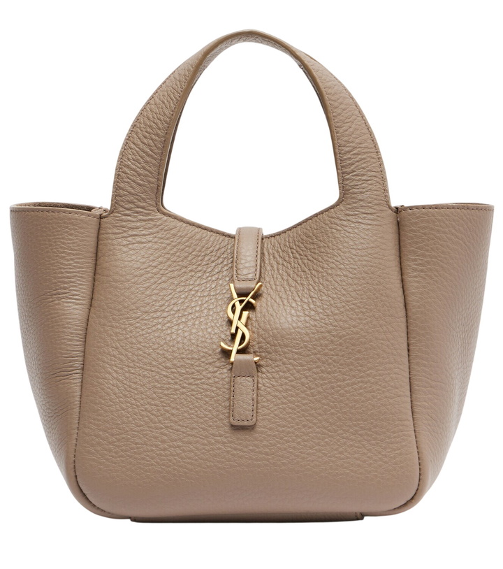 Photo: Saint Laurent Le 5 à 7 Bea Baby leather tote bag