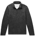 Reigning Champ - Mélange Fleece-Back Cotton-Blend Jersey Half-Zip Sweatshirt - Men - Gray