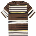 POP Trading Company Men's Striped Pocket T-Shirt in Delicioso