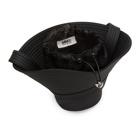 MM6 Maison Margiela Black Faux-Leather Hat Bag