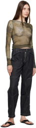 Serapis SSENSE Exclusive Khaki Long Sleeve T-Shirt