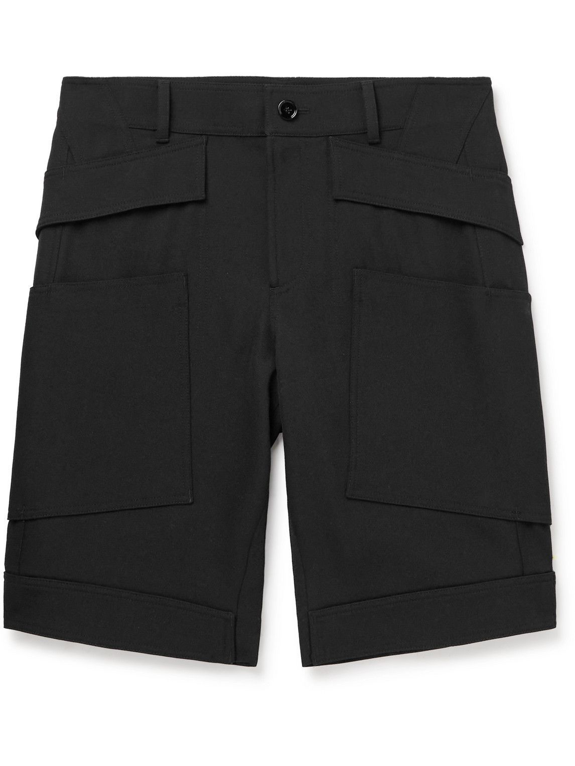 Burberry Black Wool Shorts