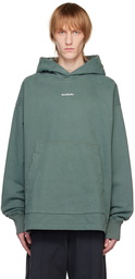 Acne Studios Green Printed Hoodie