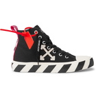 Off-White - Logo-Appliquéd Canvas Sneakers - Black