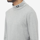 Fred Perry Authentic Men's Roll Neck Top in Steel Marl