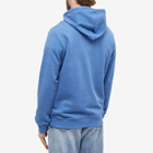 A.P.C. Men's A.P.C Marvin Embroidered Logo Hoody in Dark Blue