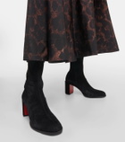 Christian Louboutin Stretchadoxa suede ankle boots