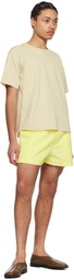 Nanushka Yellow Amil Shorts