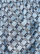 GUCCI - Geometric Print Silk Shorts