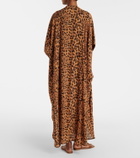 Melissa Odabash Vanessa leopard-print kaftan