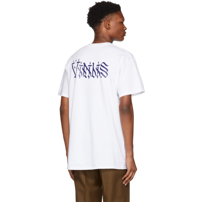 Toga Virilis White Logo Print T-Shirt