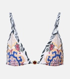 Bananhot Pracy embellished printed bikini top