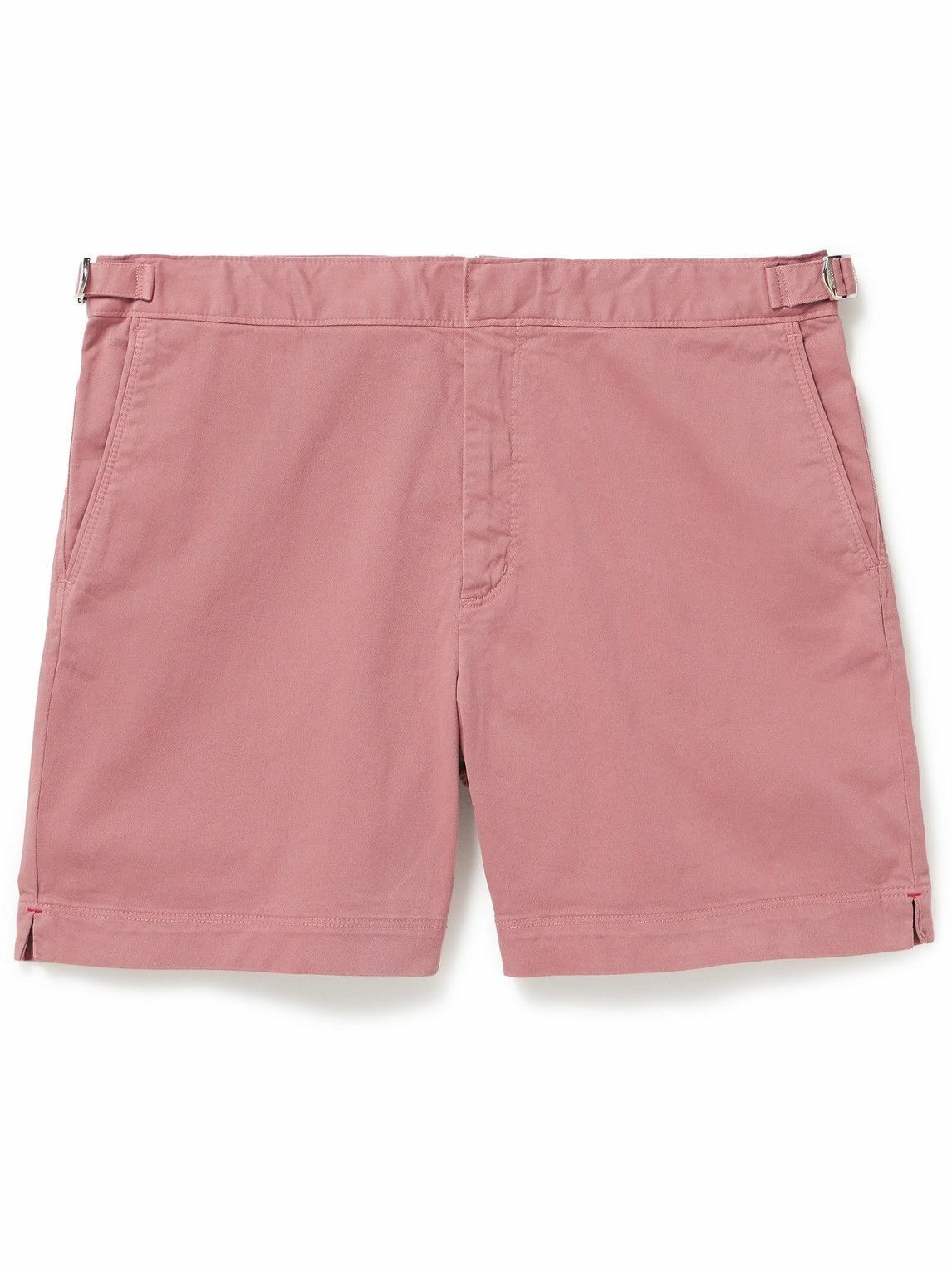 Orlebar Brown - 007 Bulldog Slim-Fit Organic Cotton-Blend Twill Shorts ...