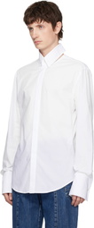 Jean Paul Gaultier White Open Fly Away Shirt