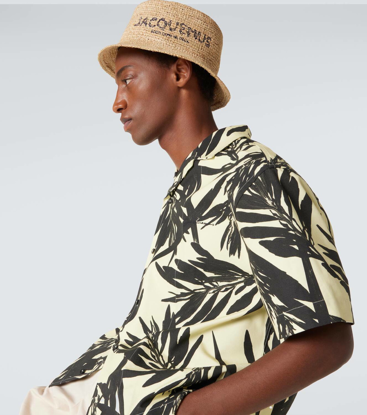 Jacquemus Le Bob Pesco raffia bucket hat Jacquemus