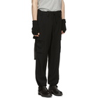 Song for the Mute Black Elasticized Cargo Pants