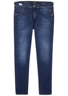 Replay Anbass Hyperflex Slim-leg Jeans Dark Blue