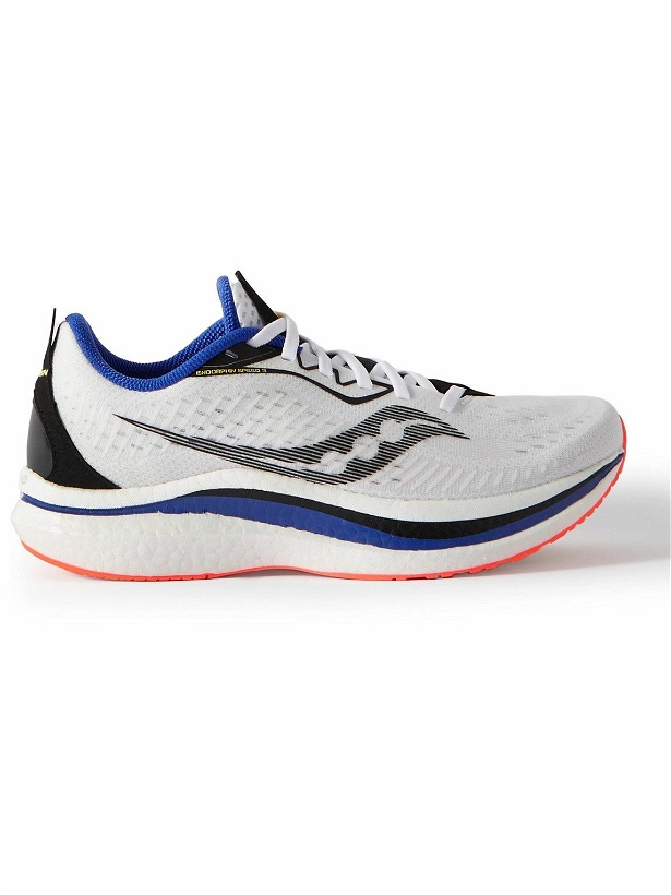 Photo: Saucony - Endorphin Speed 2 Rubber-Trimmed Mesh Running Sneakers - White