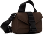 GANNI Burgundy Tech Mini Satchel Bag