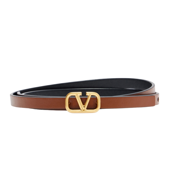 Photo: Valentino Garavani VLogo leather belt