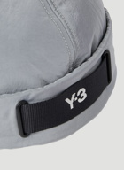Y-3 - Logo Embroidery Beanie Hat in Grey