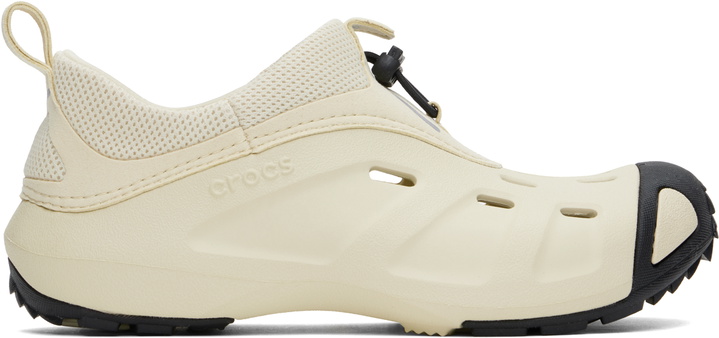 Photo: Crocs Beige Crocs Quick Trail Low Sneakers