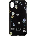 Givenchy Black Bloom iPhone XS Case