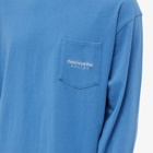 thisisneverthat Men's Long Sleeve L-Logo Pocket T-Shirt in Light Blue