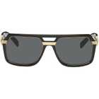 Versace Black Vintage Icon Pilot Sunglasses