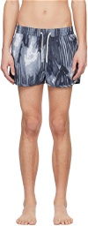 CDLP Gray Printed Swim Shorts