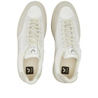 Veja Men's V-12 Leather Sneakers in White/Natural