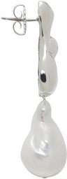 AGMES Silver Simone Bodmer Turner Edition Pearl Baroque Earrings