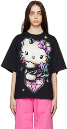 GCDS Black Hello Kitty Edition Oversized T-Shirt