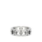 Serge DeNimes Men's Bond Ring in Silver