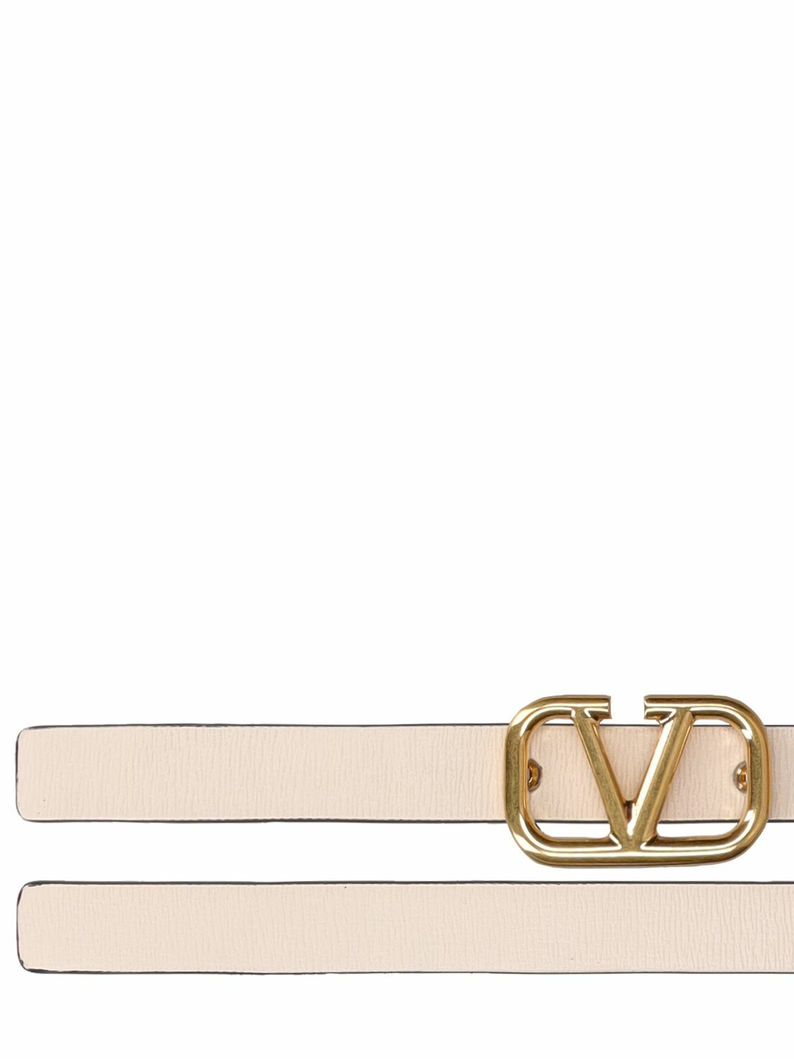 Valentino Garavani Off-White VLogo Signature 30mm Belt