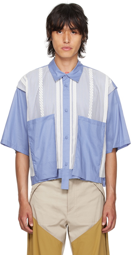 Photo: F/CE.® Blue Rope Mesh Shirt